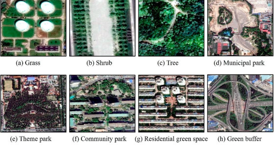 Hình 3: Dữ liệu ảnh vệ tinh cho không gian xanh đô thị