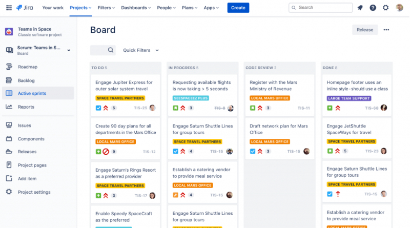 Phần mềm quản lý tiến độ dự án Jira Software