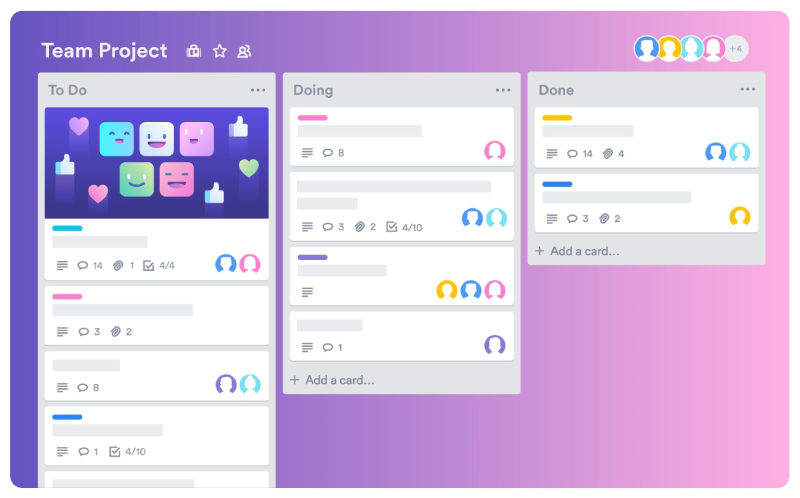 Phần mềm quản lý tiến độ dự án Trello