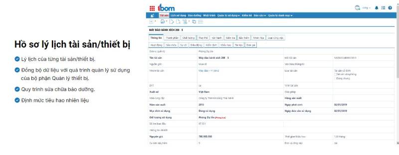 phần mềm quản lý tài sản