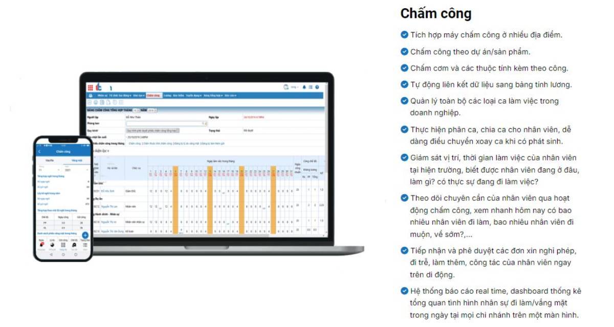 phần mềm quản lý nhân sự