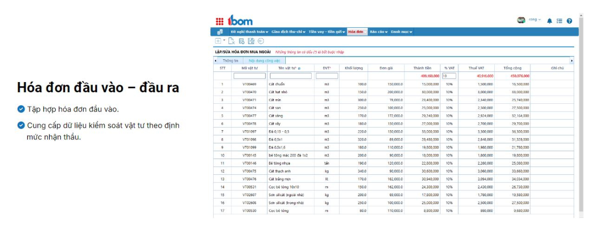 Phần mềm quản lý tài chính dự án