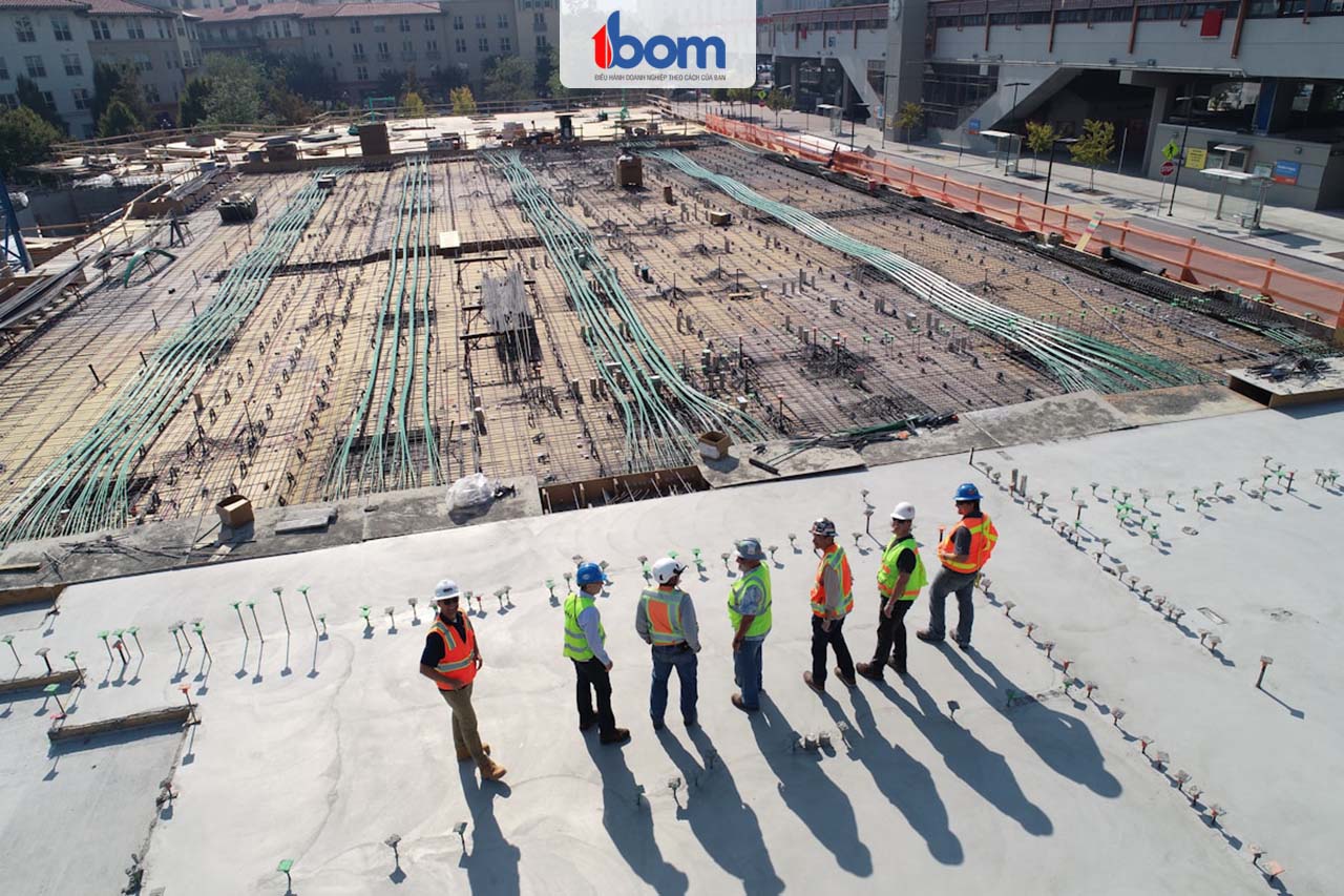 đồng bộ vật tư giữa công trường và kho trung tâm