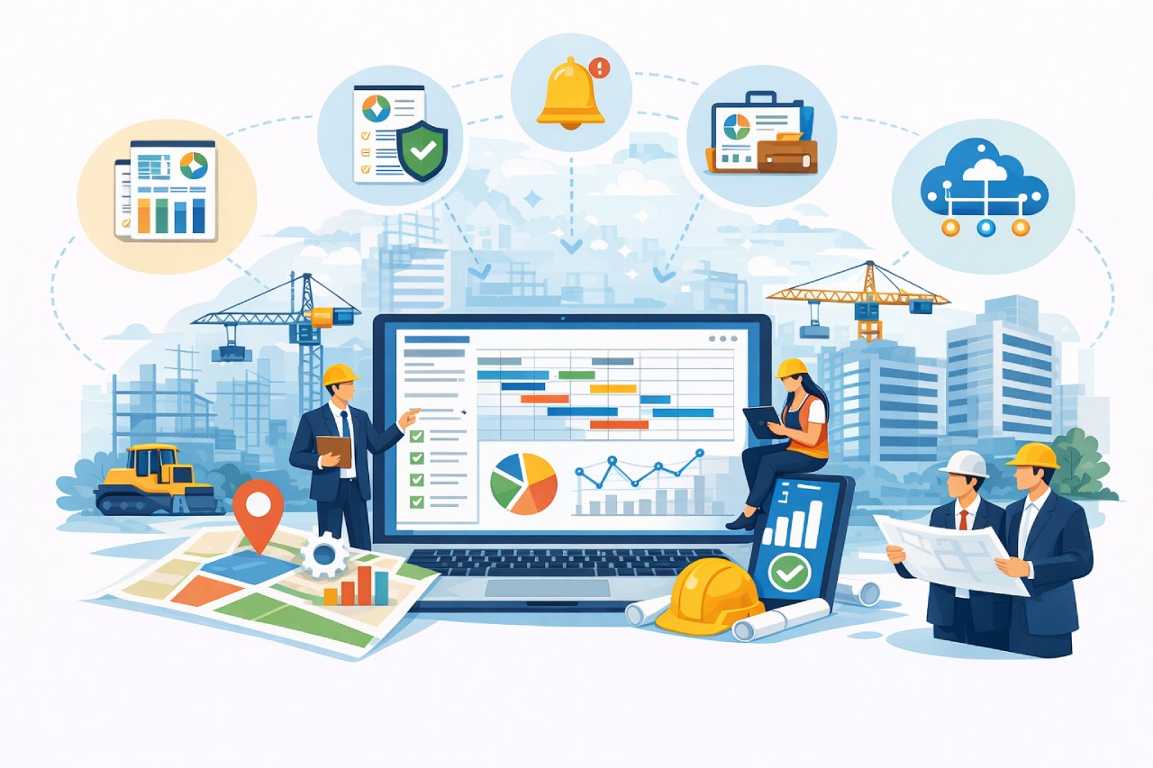 Top phần mềm quản lý tiến độ công trình tốt nhất 2026