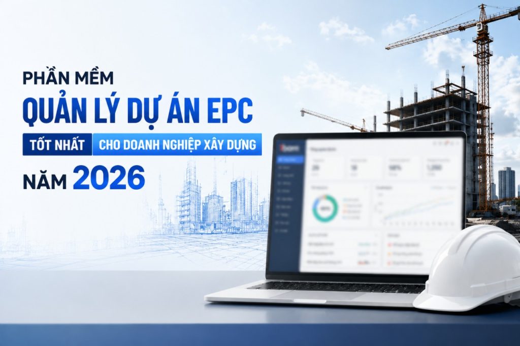 Phần mềm quản lý dự án EPC tốt nhất cho doanh nghiệp xây dựng năm 2026 dd