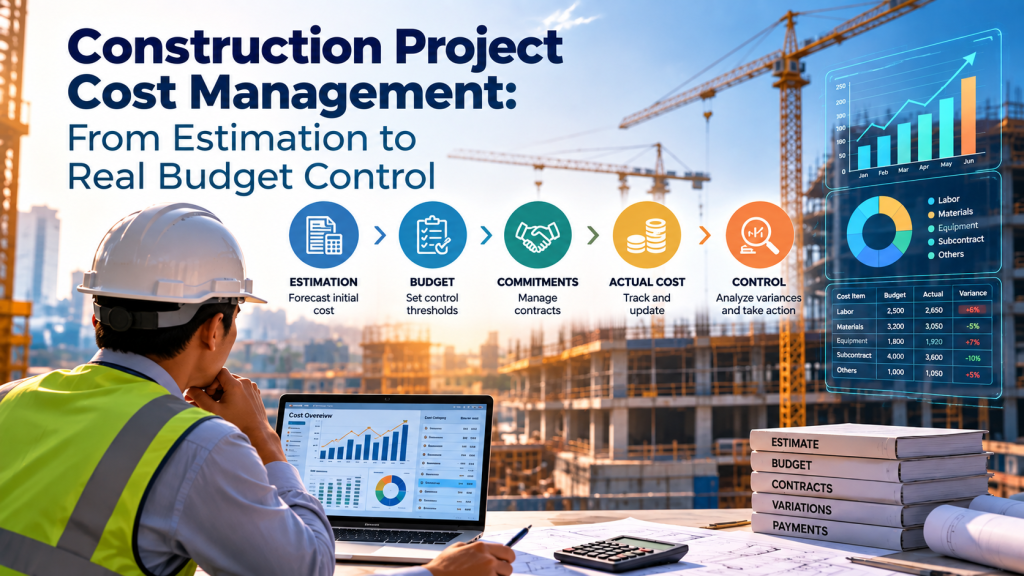 Construction Project Cost Management: From Estimating to Real-World Budget Control