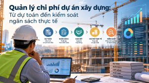 Quản lý chi phí dự án xây dựng: Từ dự toán đến kiểm soát ngân sách thực tế