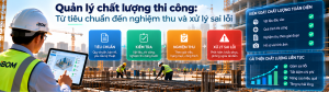 Quản lý chất lượng thi công: Từ tiêu chuẩn đến nghiệm thu và xử lý sai lỗi | iBOM